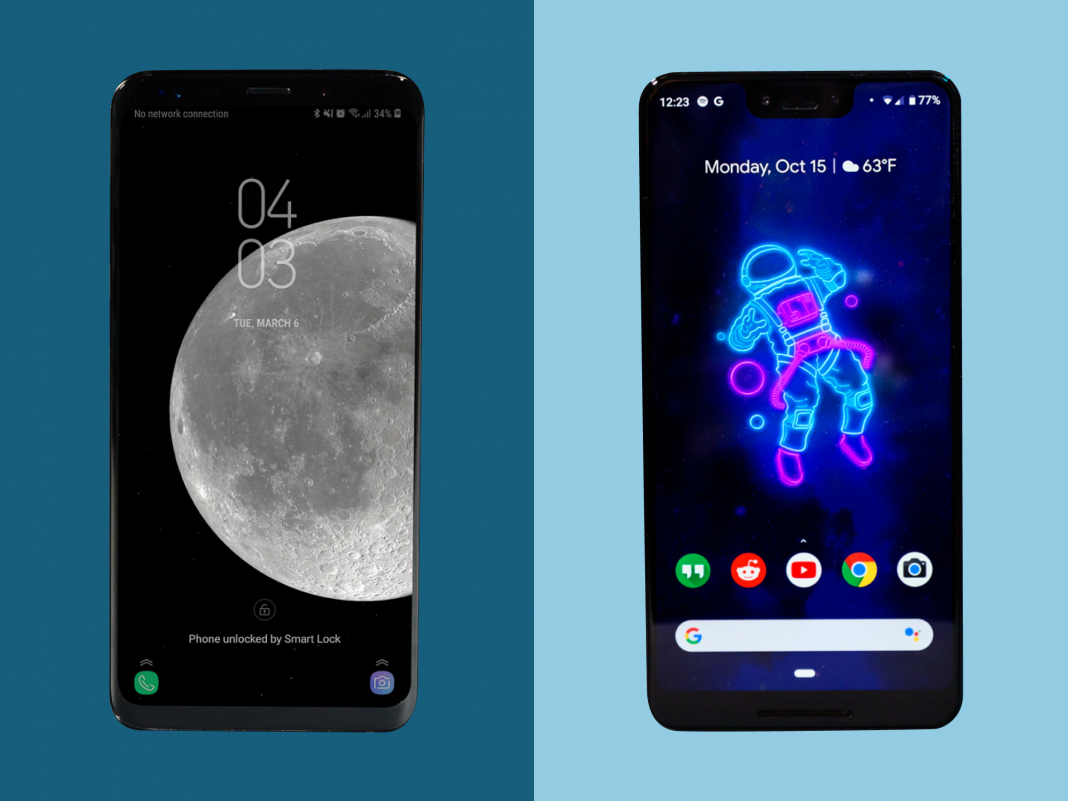 Google’s fantastic Pixel 3 and the streamlined Samsung Galaxy S9 are 2 of the very best Android smart devices on the marketplace– here’s which one you must purchase (GOOG, GOOGL)