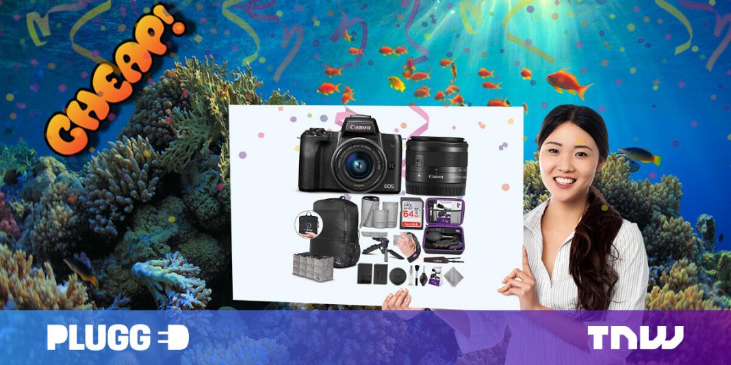 CHEAP: A complete Canon EOS M50 travel photography kit for $599? OMG, yes
