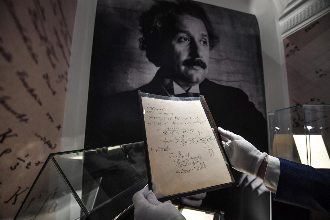 Rare Einstein Papers Containing Early Relativity Calculations Fetch $13 Million At Auction