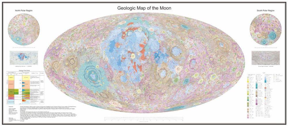 New Geologic Map Of The Moon Released Online